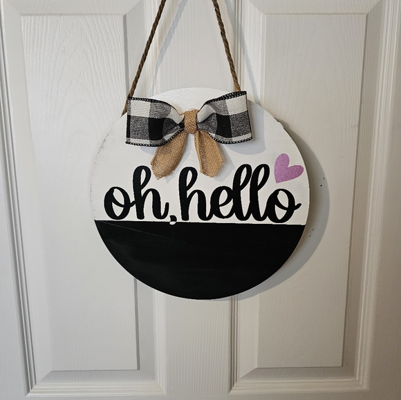 Welcome Door Sign - Picture 1 of 2